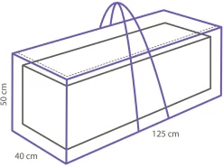 Winza Outdoor Covers Schutzhüllen Gartenmöbel|Gartenstuhlauflagen Schutzhüllen-Winza Deluxe 125 x 40 x 50 cm Auflagentasche