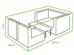 Winza Outdoor Covers Schutzhüllen Gartenmöbel^Winza Deluxe 240 x 180 x 75 cm Loungeset Schutzhülle