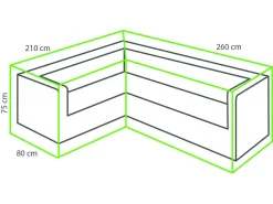 Winza Outdoor Covers Winza Deluxe 260x210x80 L Loungeset Bezug< Schutzhüllen Gartenmöbel