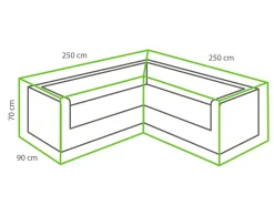 Winza Outdoor Covers Winza L 250 Loungeset Schutzhülle< Schutzhüllen Gartenmöbel