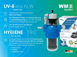 WM aquatec Wasseraufbereitung^UV-8 eco Komplettlösung Wasserhygiene - bis 100 Liter
