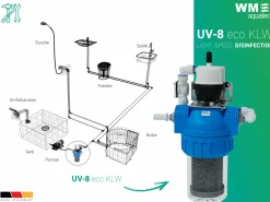 WM aquatec Wasseraufbereitung^UV-8 eco Komplettlösung Wasserhygiene - bis 100 Liter