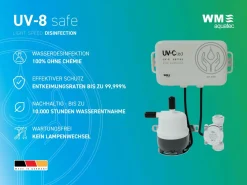 WM aquatec Wasseraufbereitung-UV-8 safe vollautom. UV-C LED Wasserdesinfektion