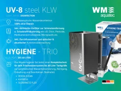WM aquatec UV-8 steel Komplettlösung Wasserhygiene - 60 Liter< Wasseraufbereitung