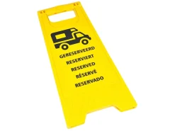 Markenlos Wohnmobilschild reserviert< Verkehrssicherheit