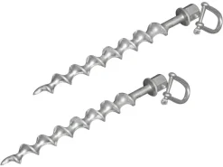 Wurmi Profiwurm mit Schäkel Schraubheringe< Heringe|Heringe