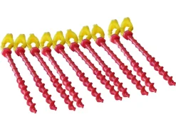 Wurmi Heringe|Heringe^Standard mit Hakenclips Schraubheringe
