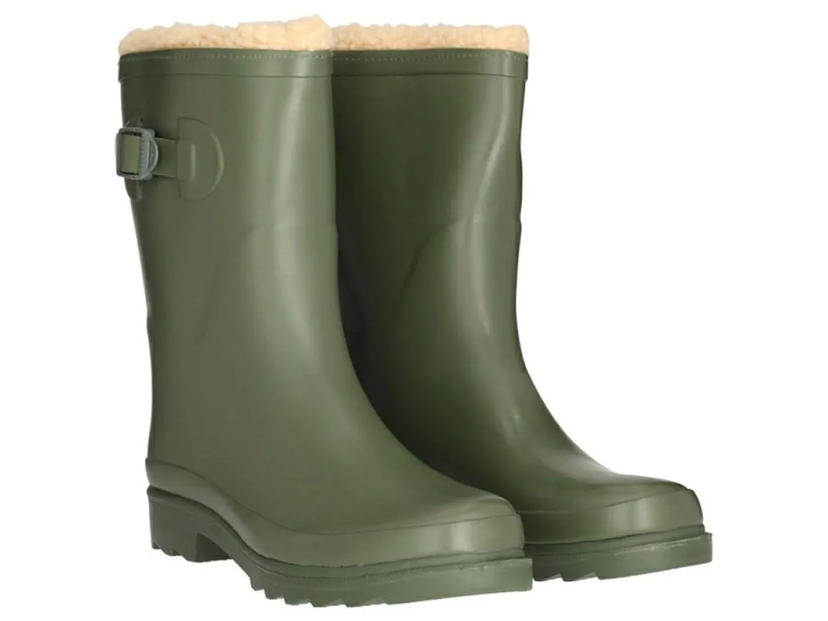 Markenlos XQ Gummi-Winterstiefel - Khaki< Wanderschuhe