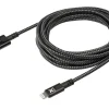Xtorm Elektro Zubehör-3 meter Schwarz Original USB auf Lightning Kabel