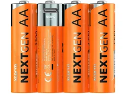 Xtorm Kleinbatterien-NextGen USB-C Wiederaufladbar AA Batteries - Set van 4