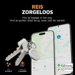Xtorm Water-resistant White TravelTag - Set von 3< Gps Tracker