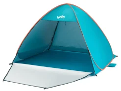 Markenlos Strandmuscheln-Yello 165 x 150 cm Pop-Up-Strandzelt - Aqua