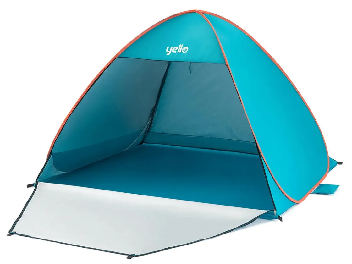 Markenlos Strandmuscheln-Yello 165 x 150 cm Pop-Up-Strandzelt - Aqua