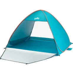 Markenlos Strandmuscheln-Yello 165 x 150 cm Pop-Up-Strandzelt - Aqua
