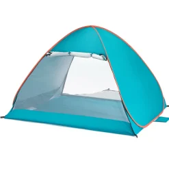 Markenlos Strandmuscheln-Yello 165 x 150 cm Pop-Up-Strandzelt - Aqua