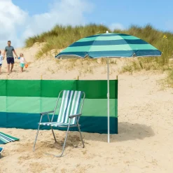 Markenlos Yello Eco recyceltem Polyester Sonnenschirm - 160 cm< Sonnenschirme